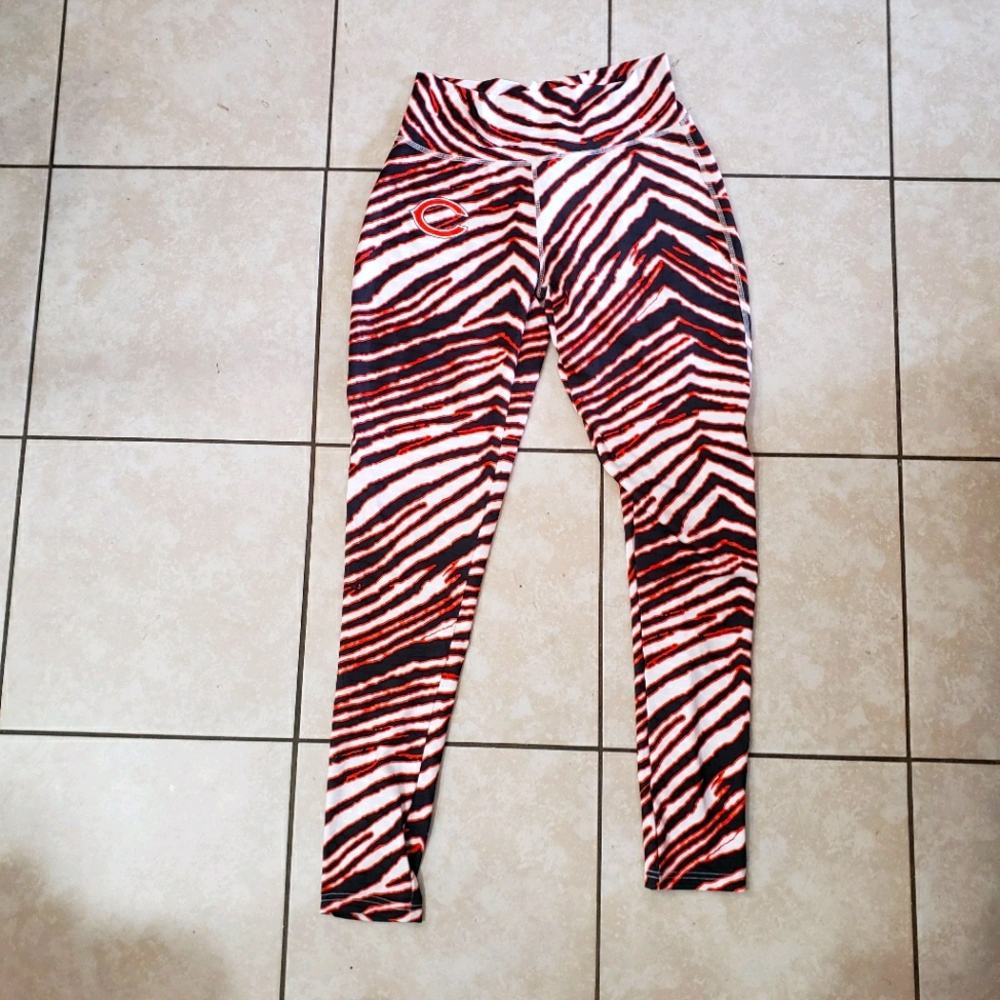 Chicago Bears Zebra Leggings